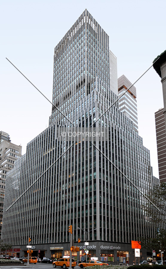 View from the southwest at Park Avenue and 55th Street