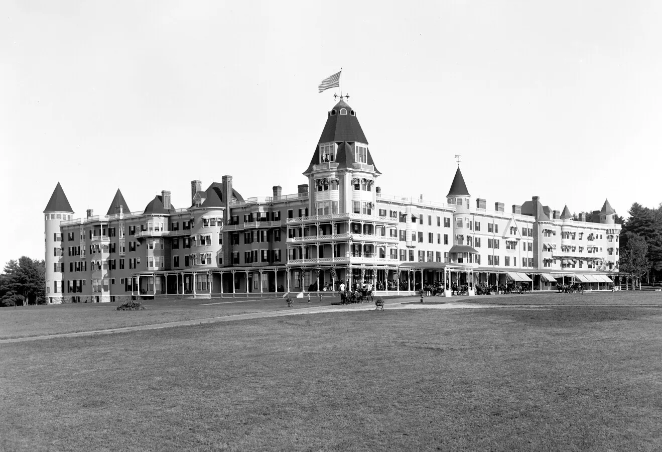 View from the west before alterations