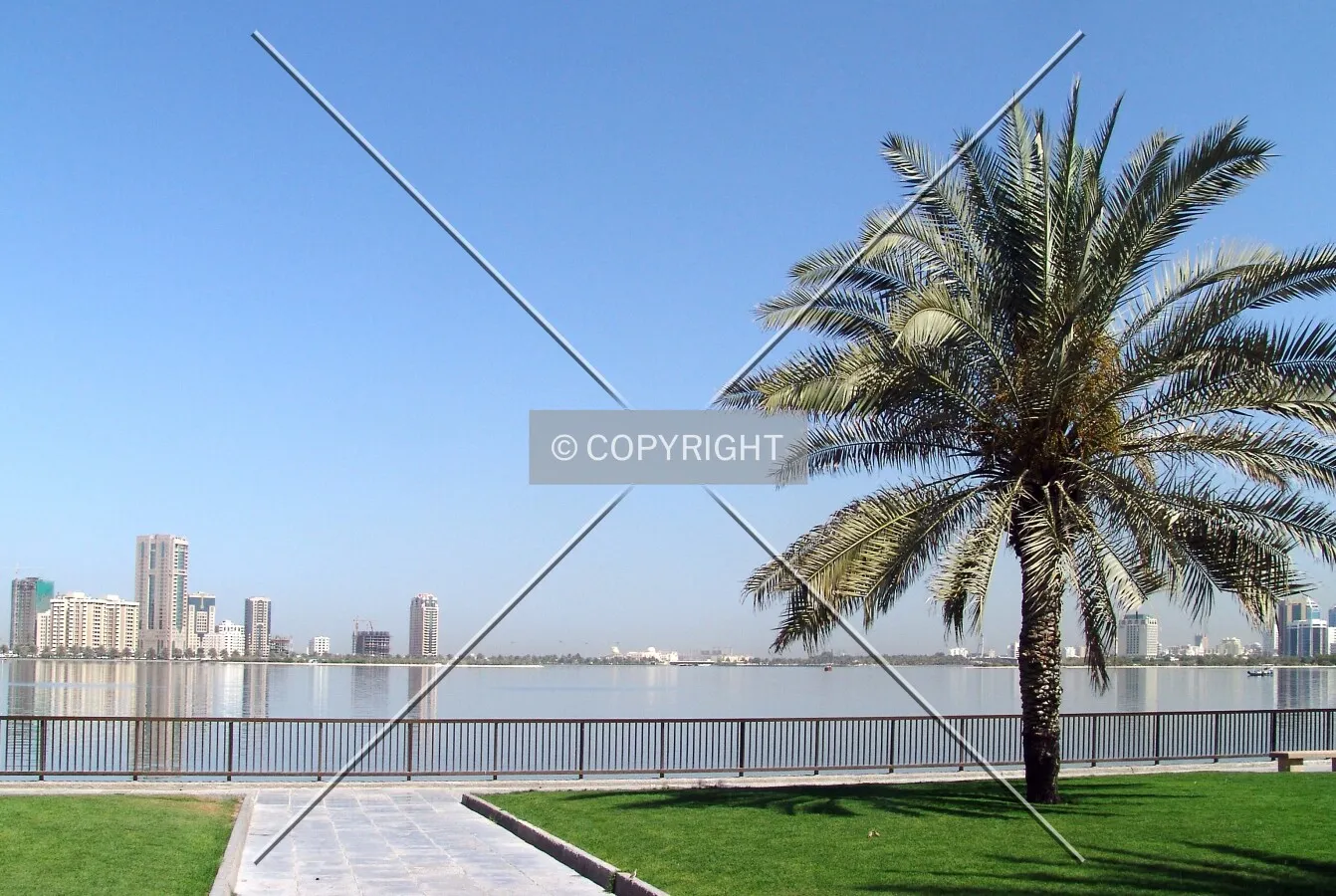 Khaled Lagoon as seen from the south