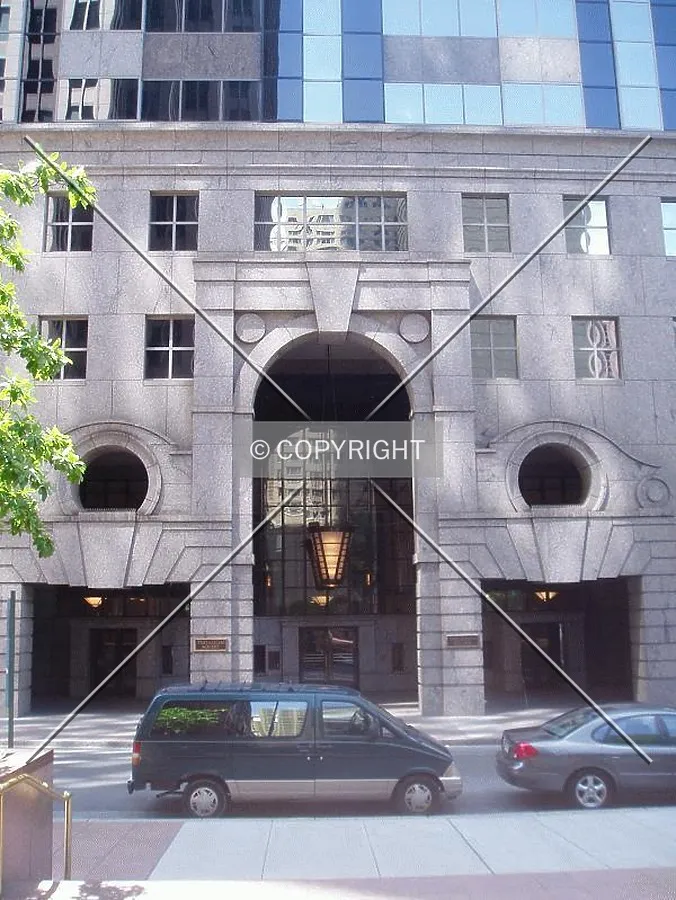 The Arch Street entrance on the east side