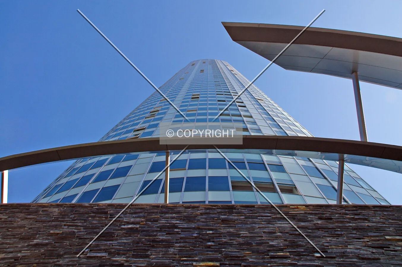 Looking up from Clifford Street