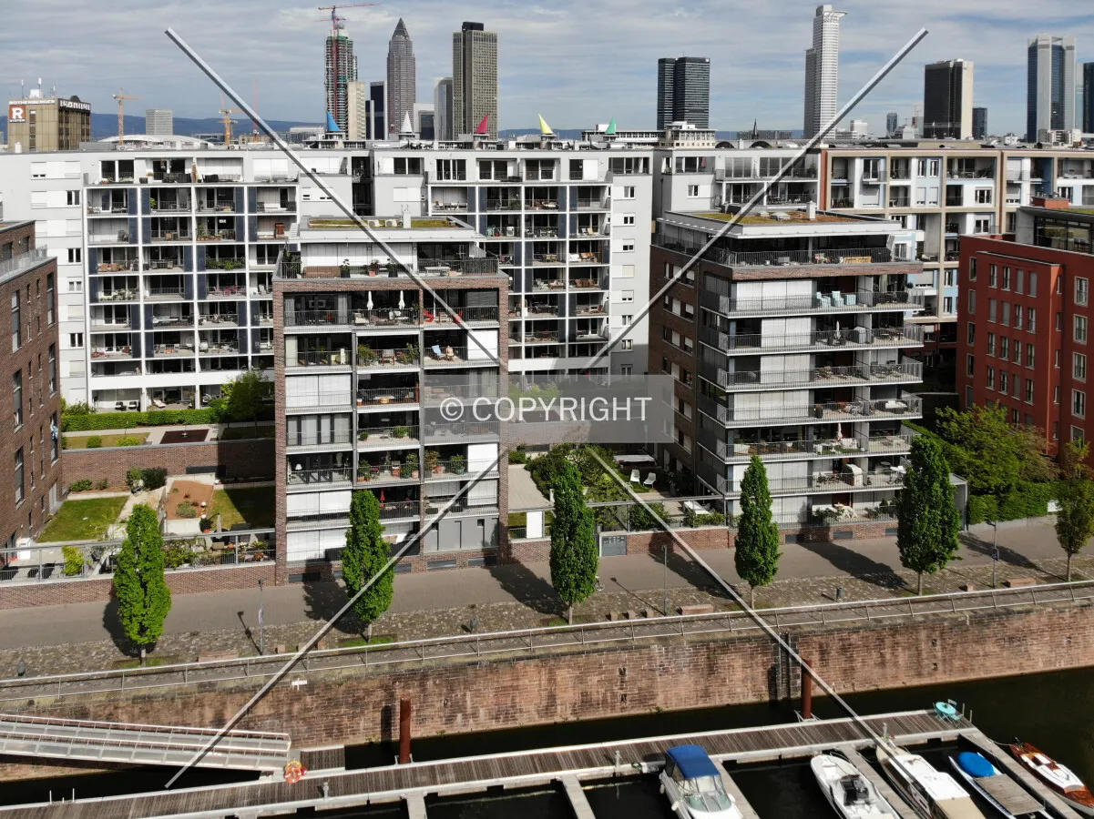 Buildings at Westhafen Frankfurt