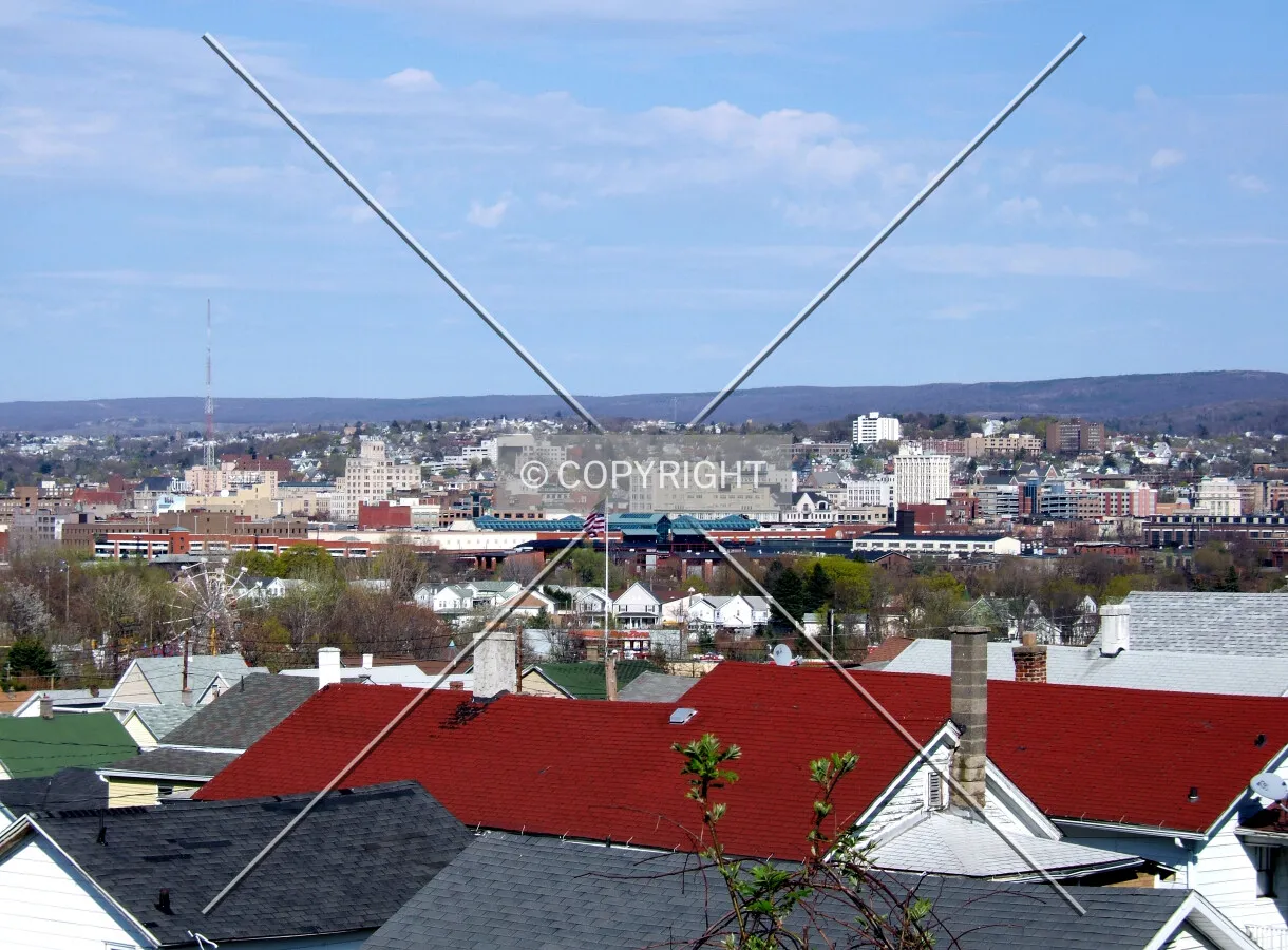 Downtown from the west