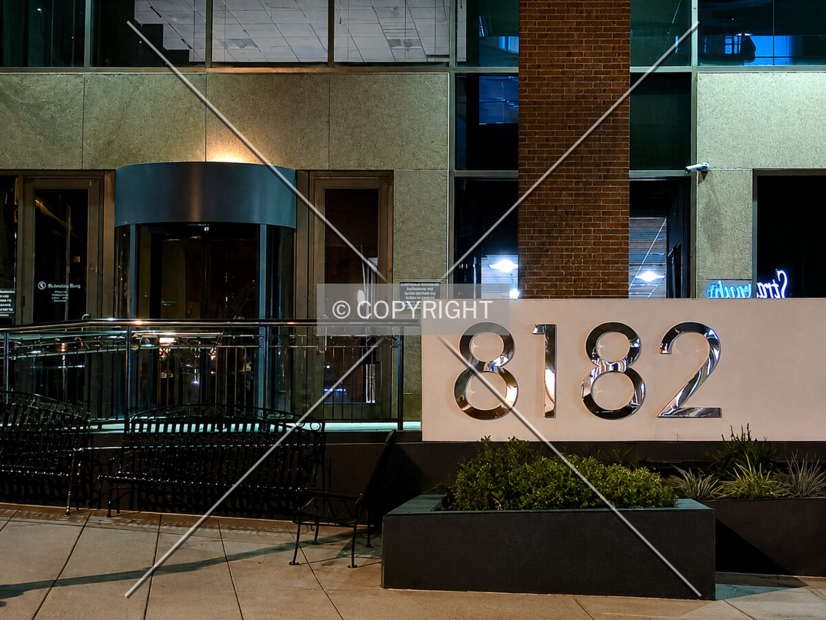 Entrance at night, Wednesday, July 29, 2026