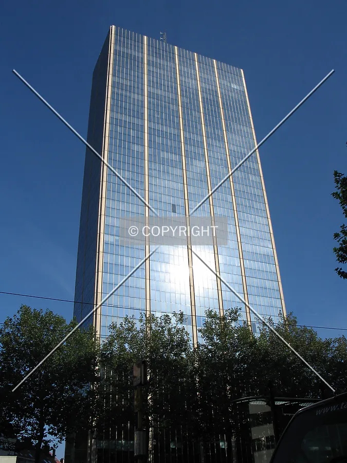 Southeastern view from across the street