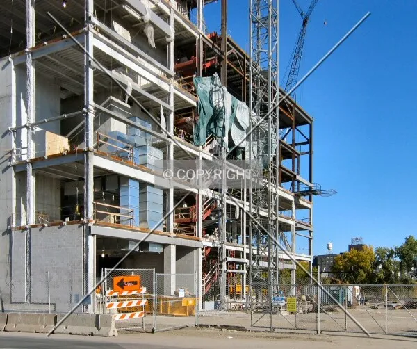 View to the north from 2nd Street South