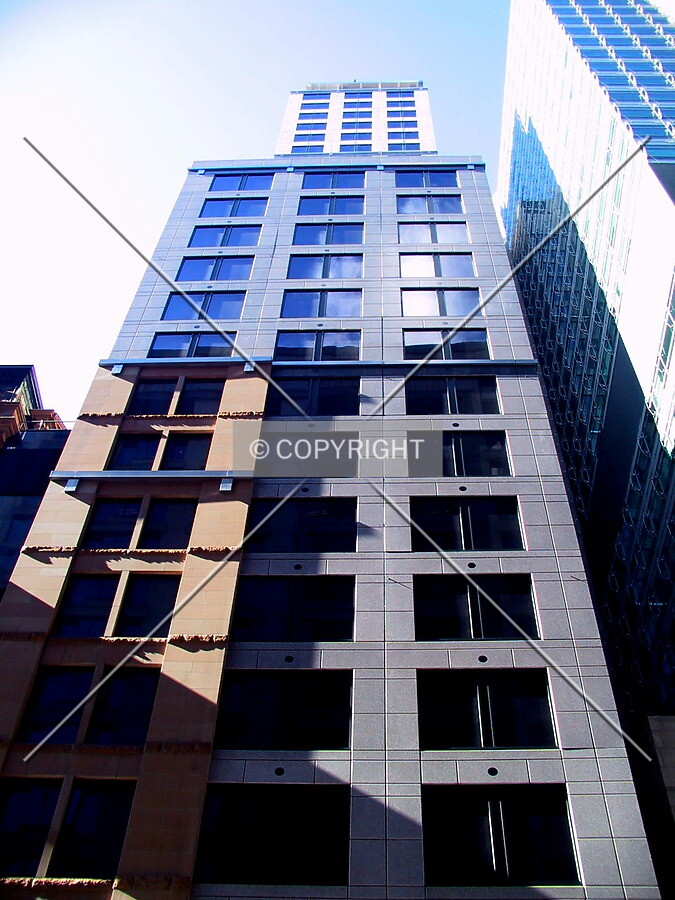 West side of building