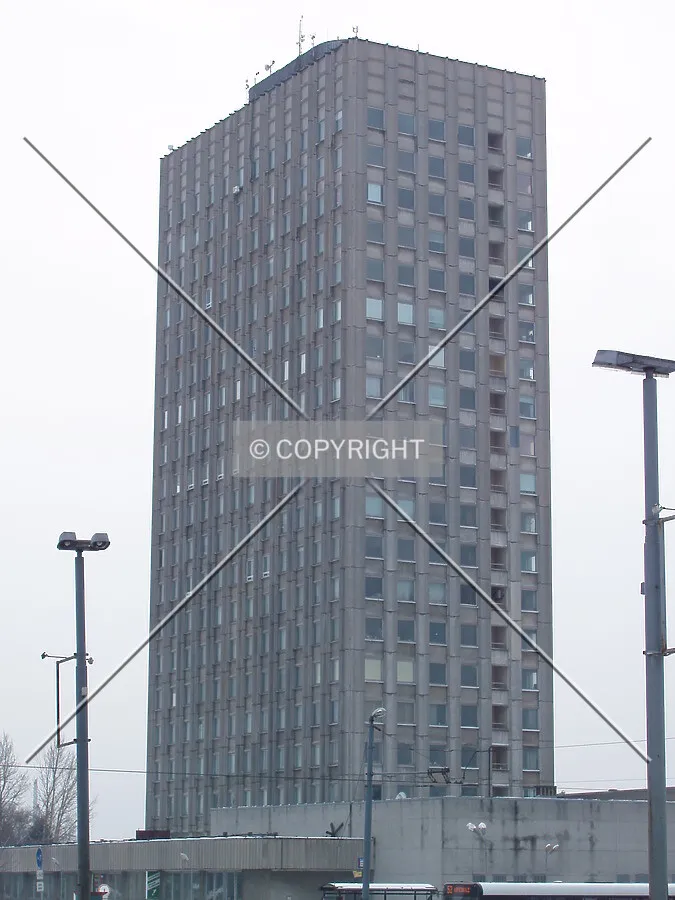 View from shoping mall "Olympia" entrance