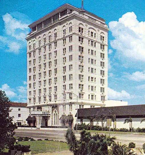 Vintage view from the southwest