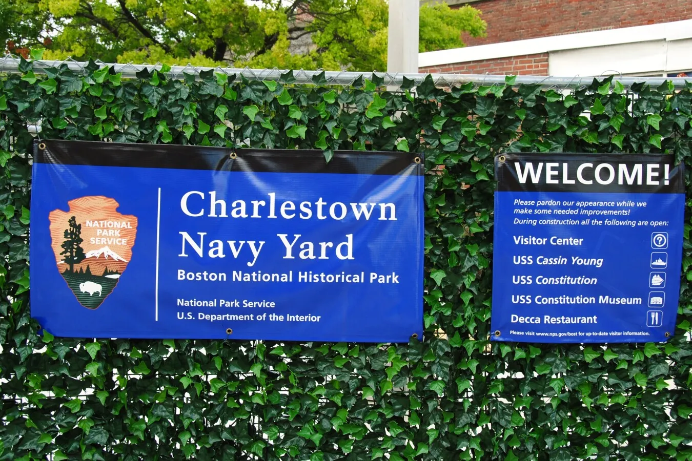 Visitor banners