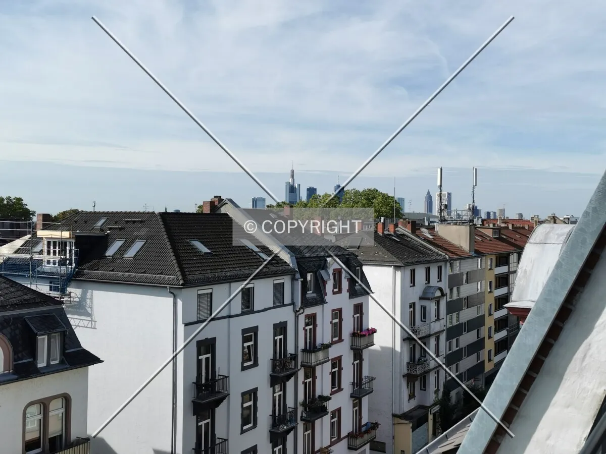 Looking over Frankfurt-Bornheim