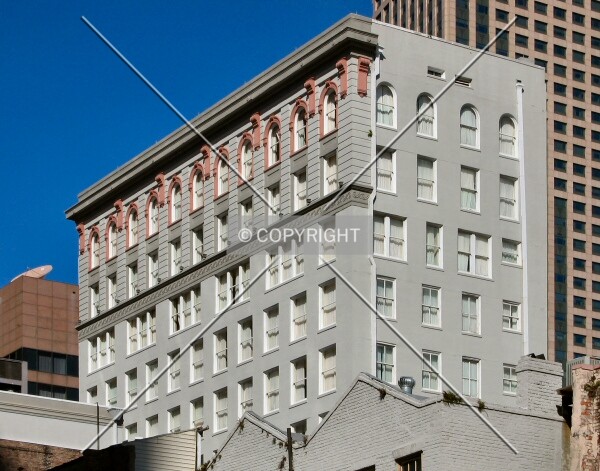 Top floors from the southeast on Magazine Street