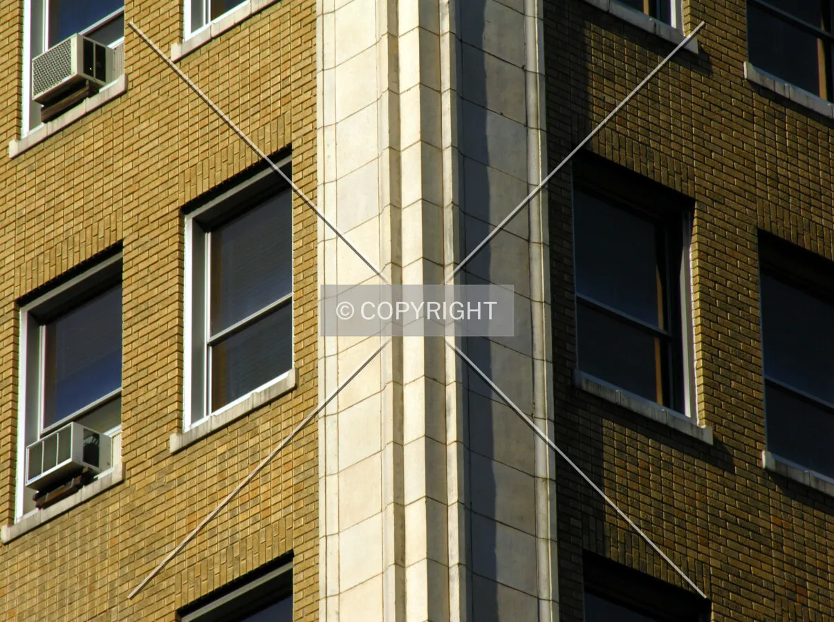 Detail of the facade on the southeast corner