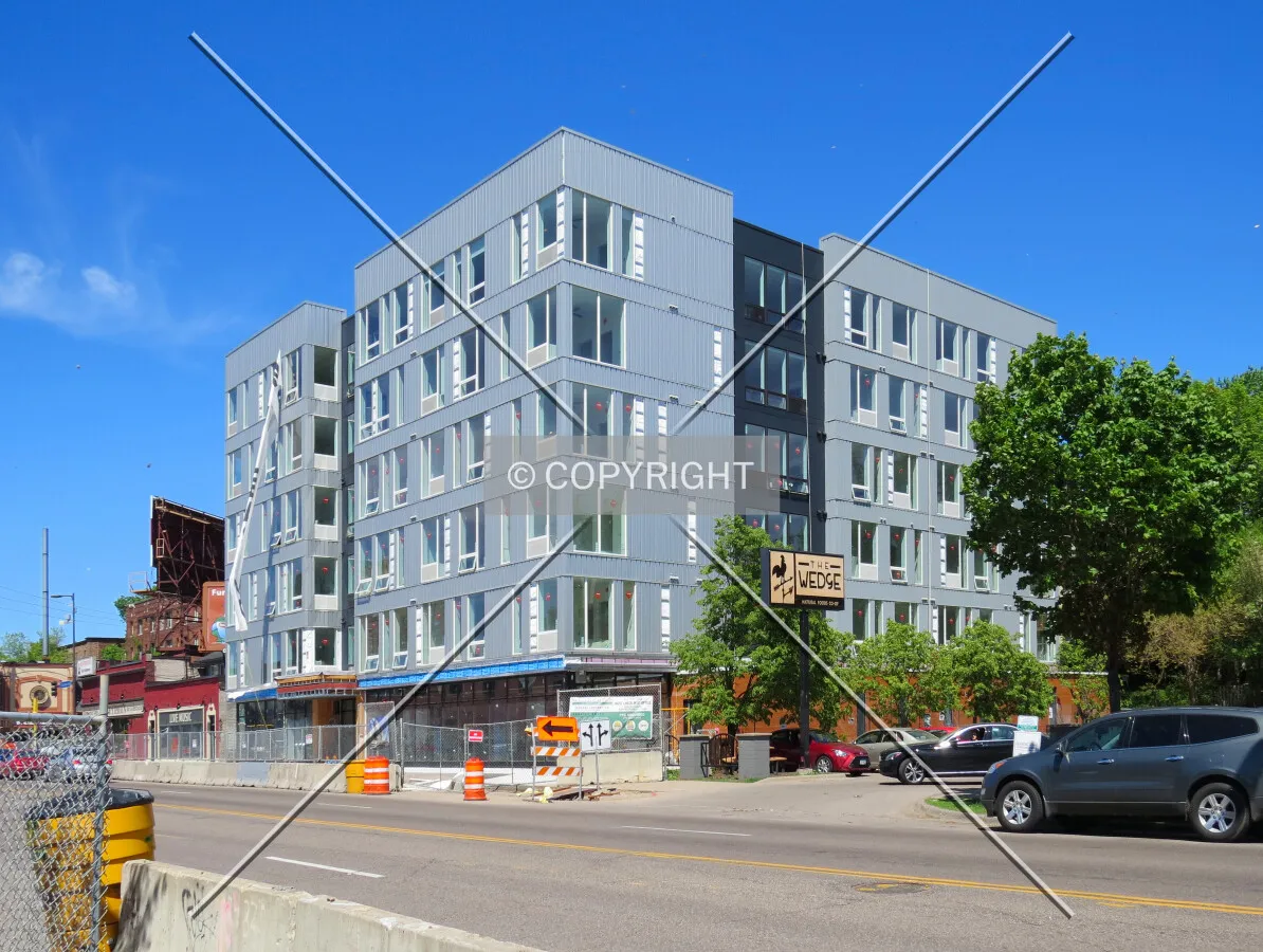 View to the northeast across Lyndale Avenue South