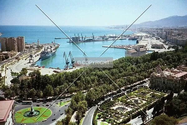 Harbour from a hill