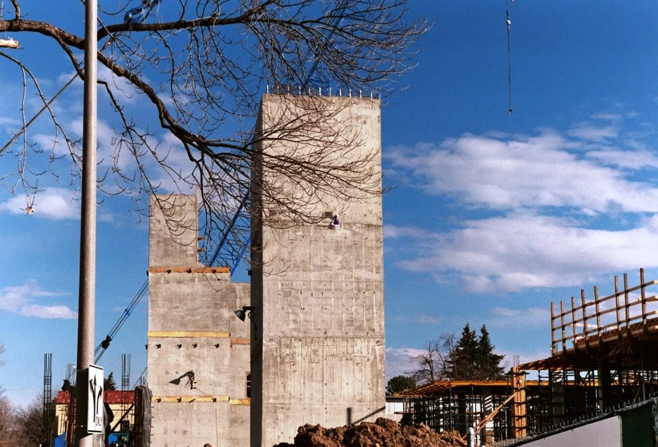 View to the east