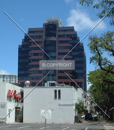 View to the southeast along Kapiolani Boulevard