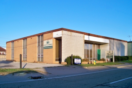 View from the southeast