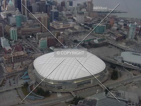 View of BC Place from the air