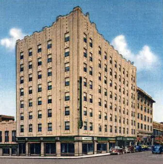 Vintage view from the southwest