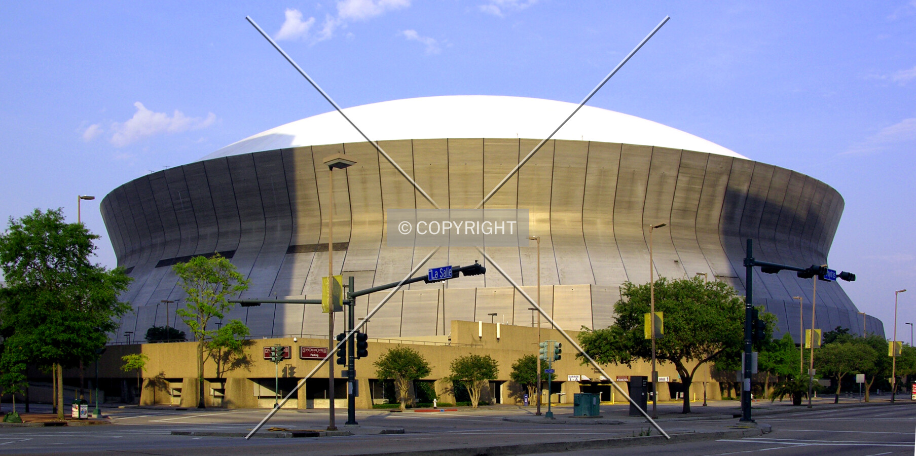 Looking southwest from Poydras Street