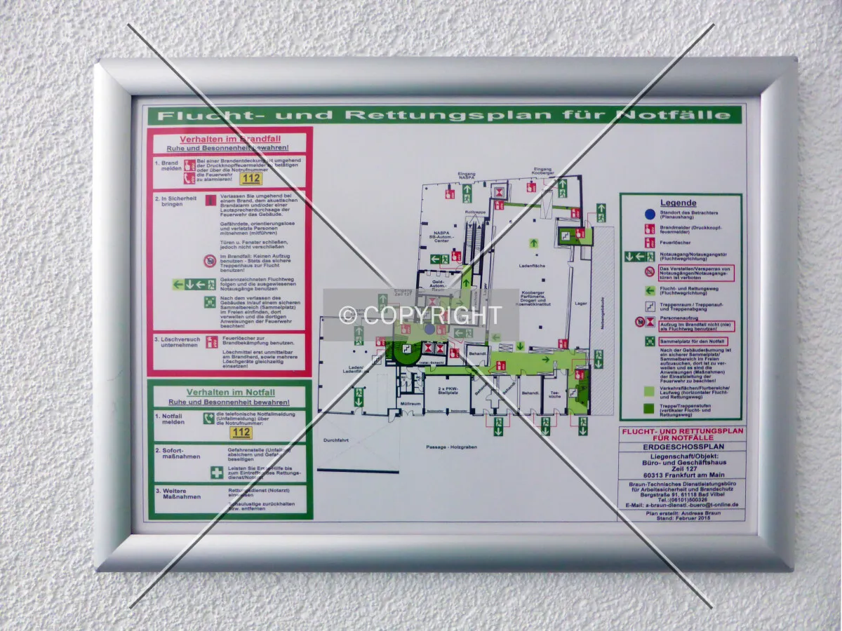 Escape and emergency plan