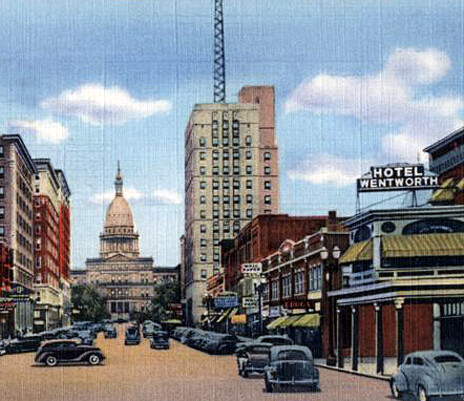 Vintage view from the east
