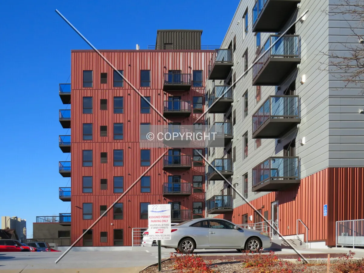 View to the west from Thornton Street SE