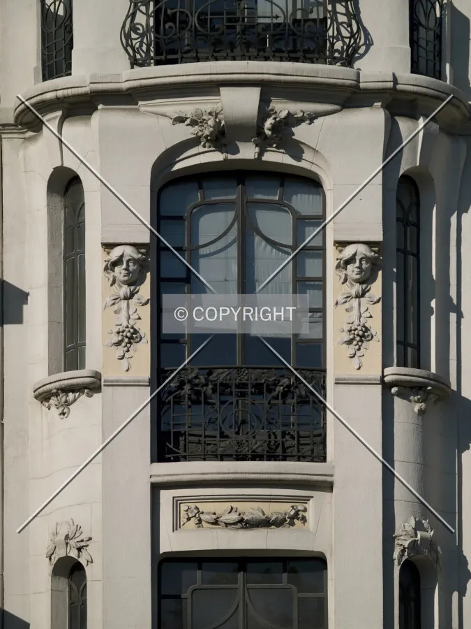 Detail of the southern corner