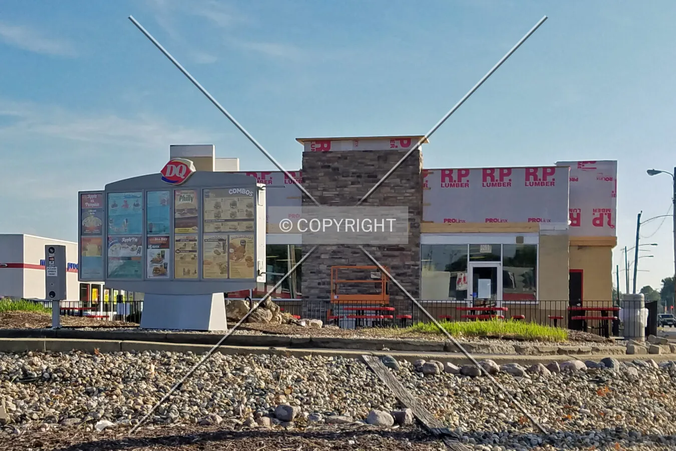 View from the north during renovation; October 15, 2016