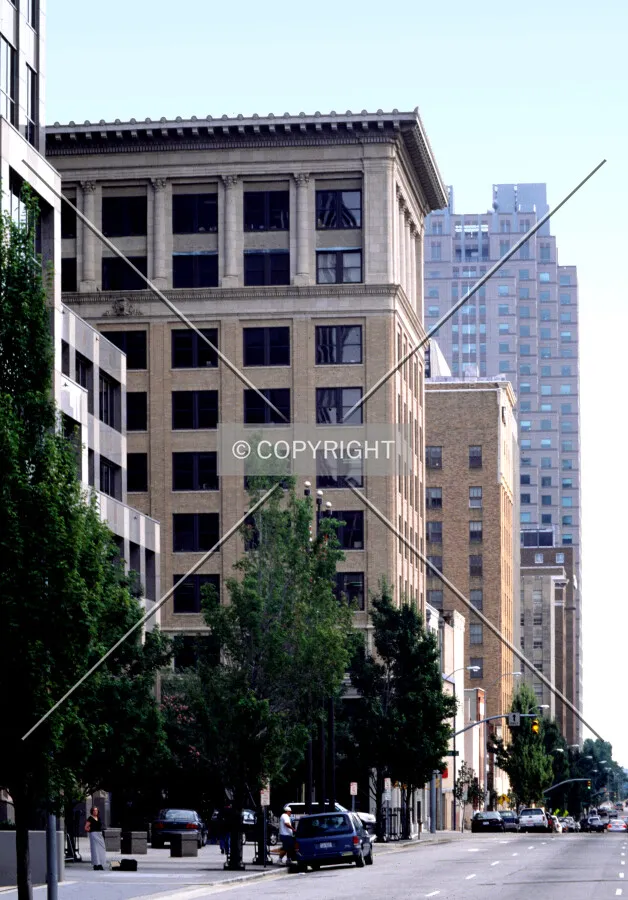 View from the north past the Commerce Building