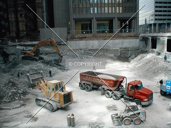 Site view from Monroe Street