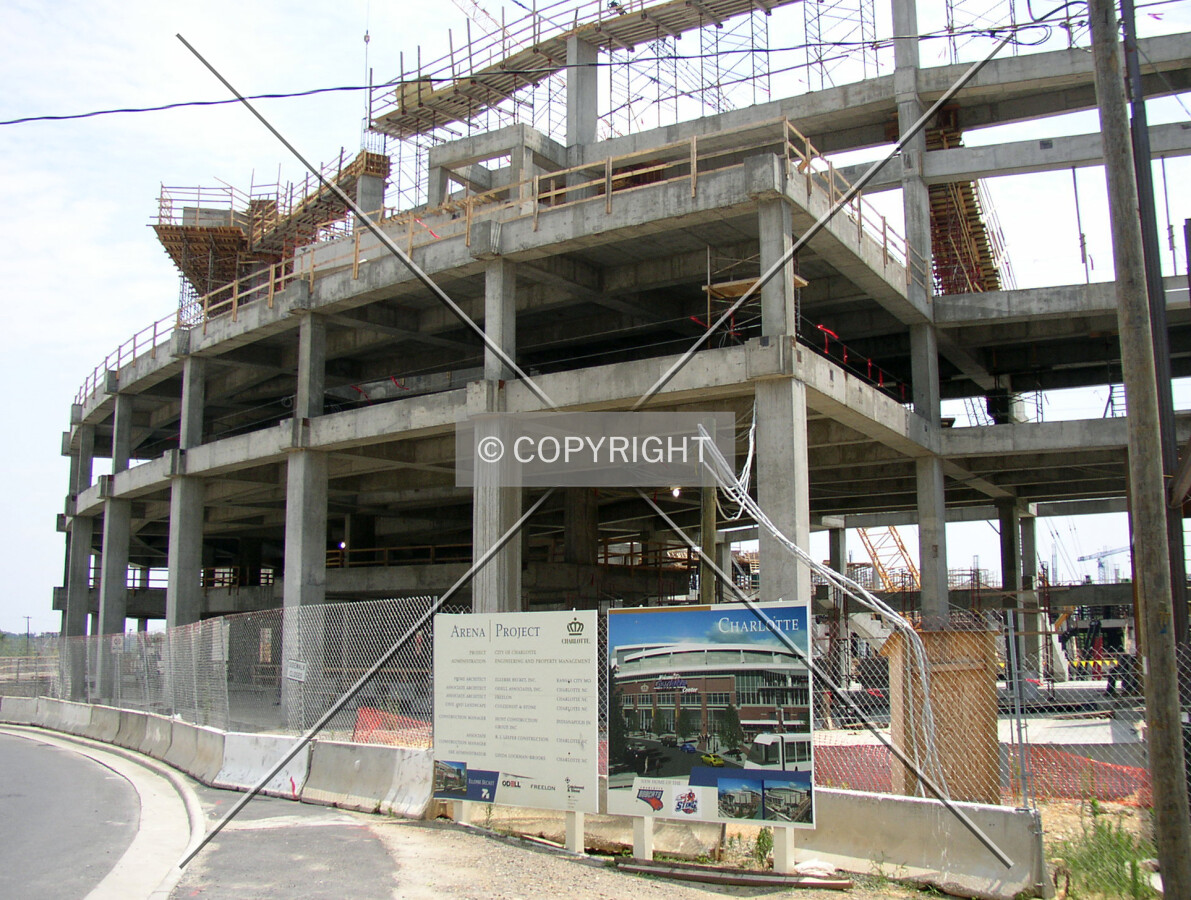 Looking east from East 5th Street
