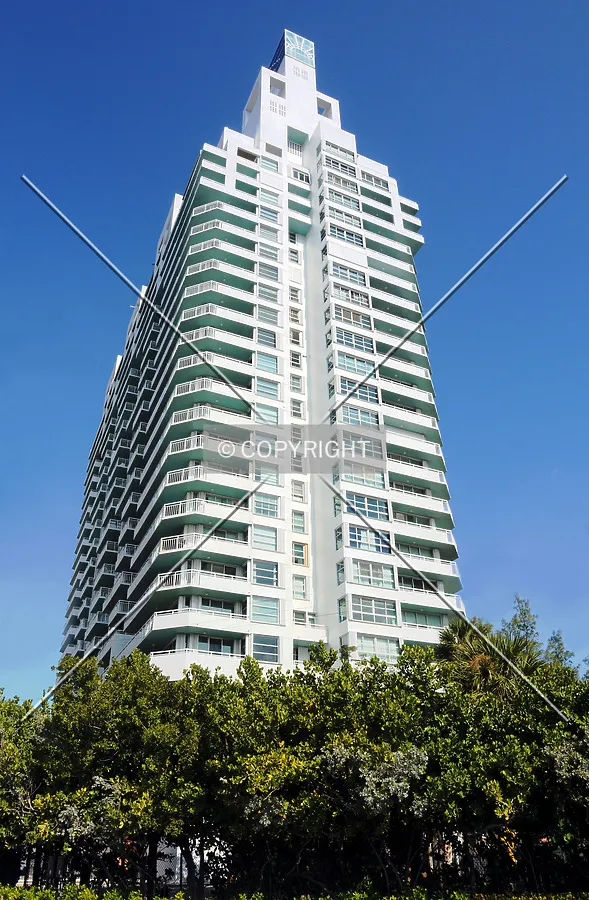 Looking up from the south