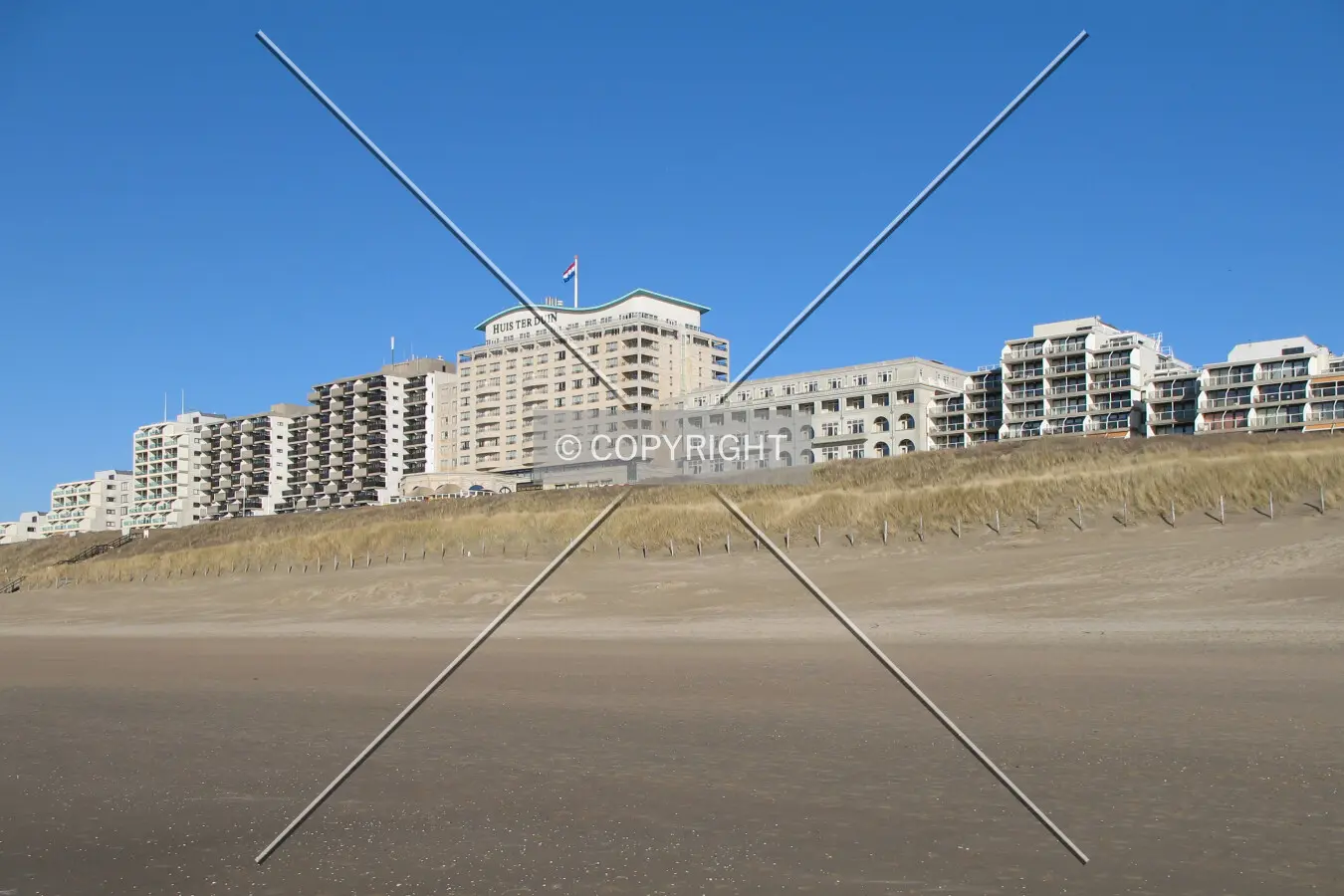 View from the beach