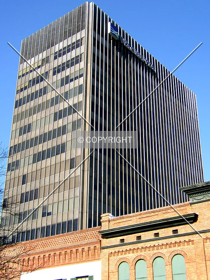 Looking northwest from Broad Street