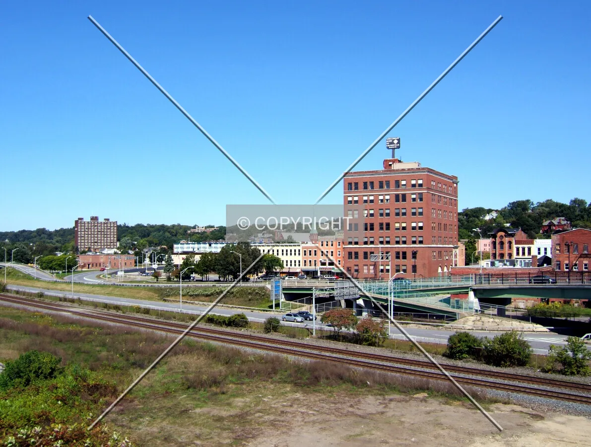 Downtown from the southeast