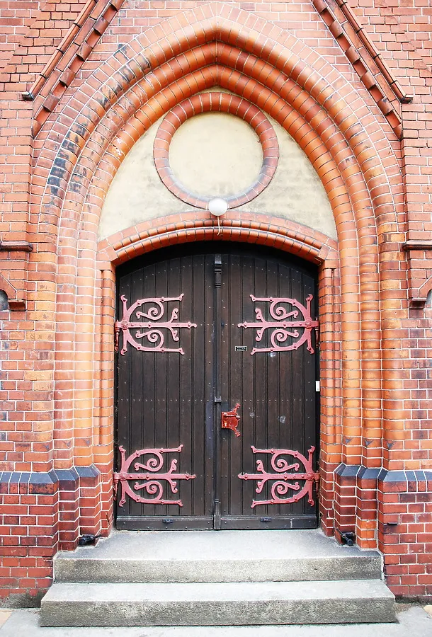 The south side entrance