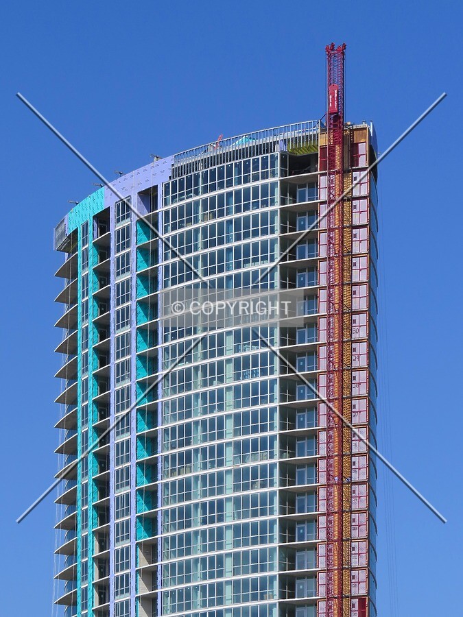 View to the northwest from East 15th Street