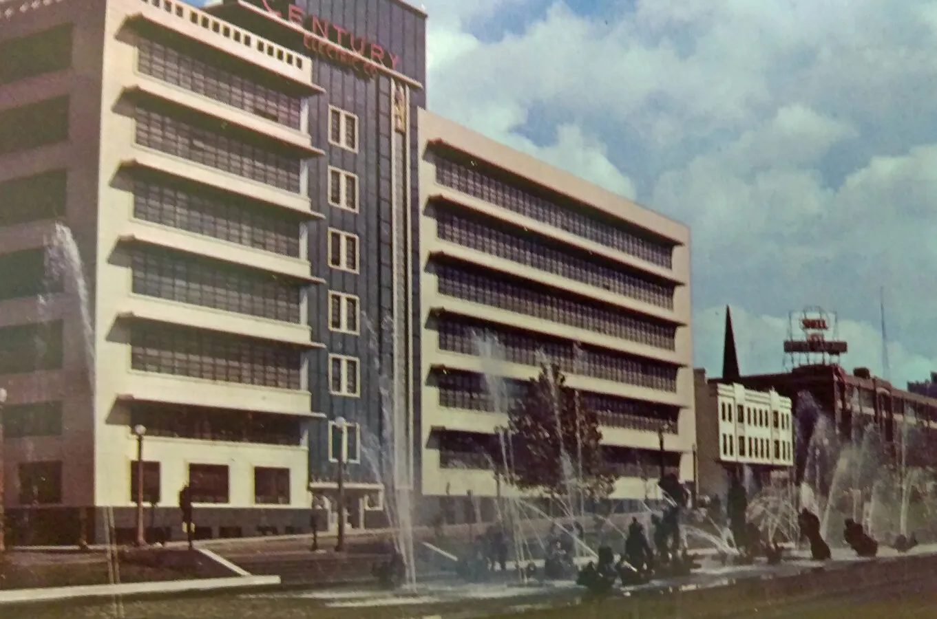 Vintage view from the southwest