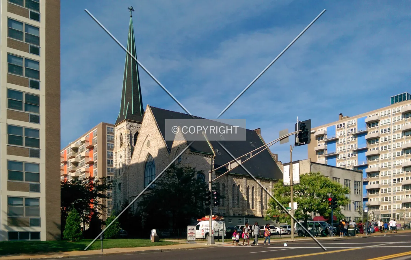 View from the northeast; July 2, 2014