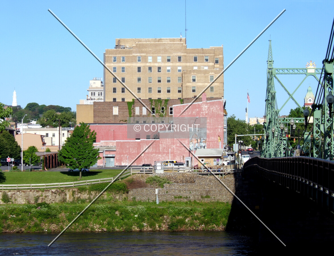 View from the east across the Delaware River