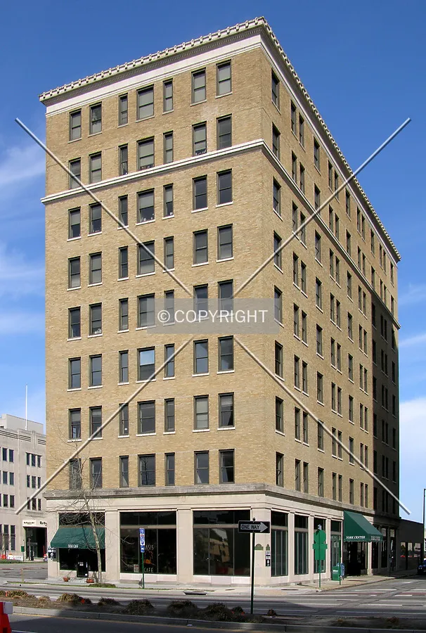 From across Boush Street to the west