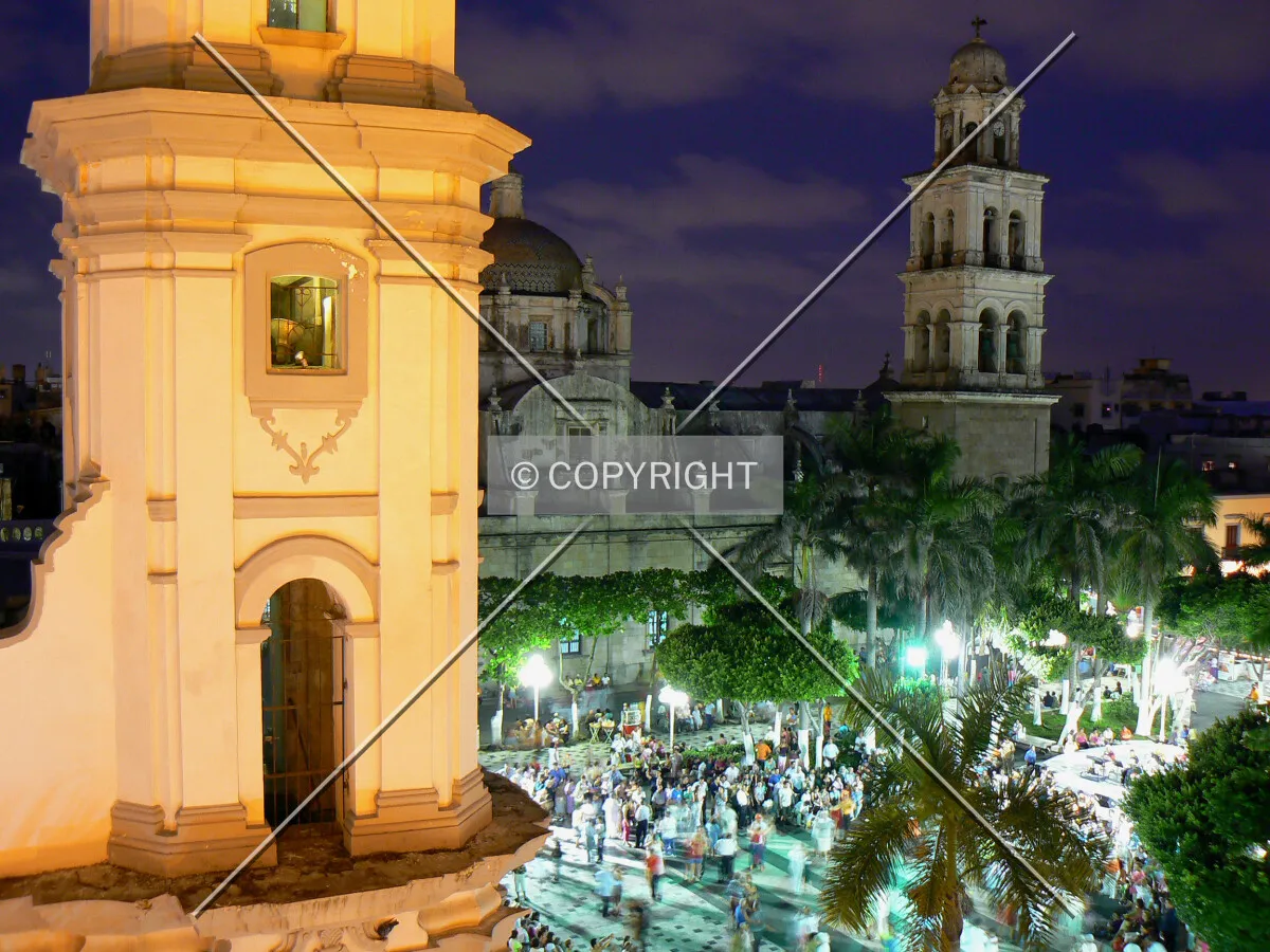 View from the north down to the Zócalo