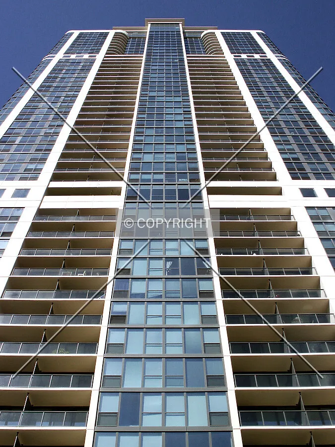 Looking straight up from the south