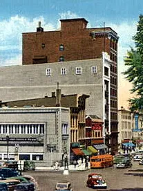 View from the southeast