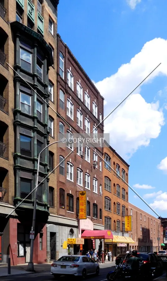 From across Race Street to the southwest