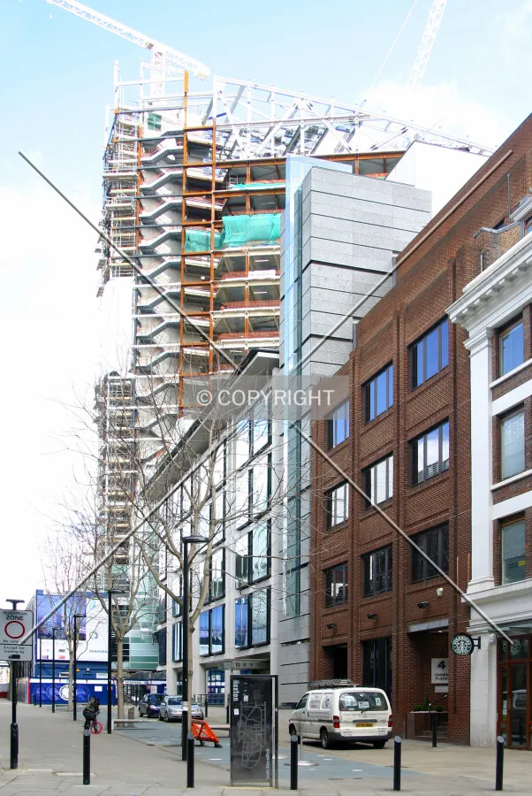 View north along Crown Place