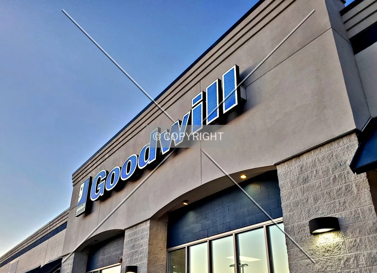 Goodwill Sign; December 26, 2020