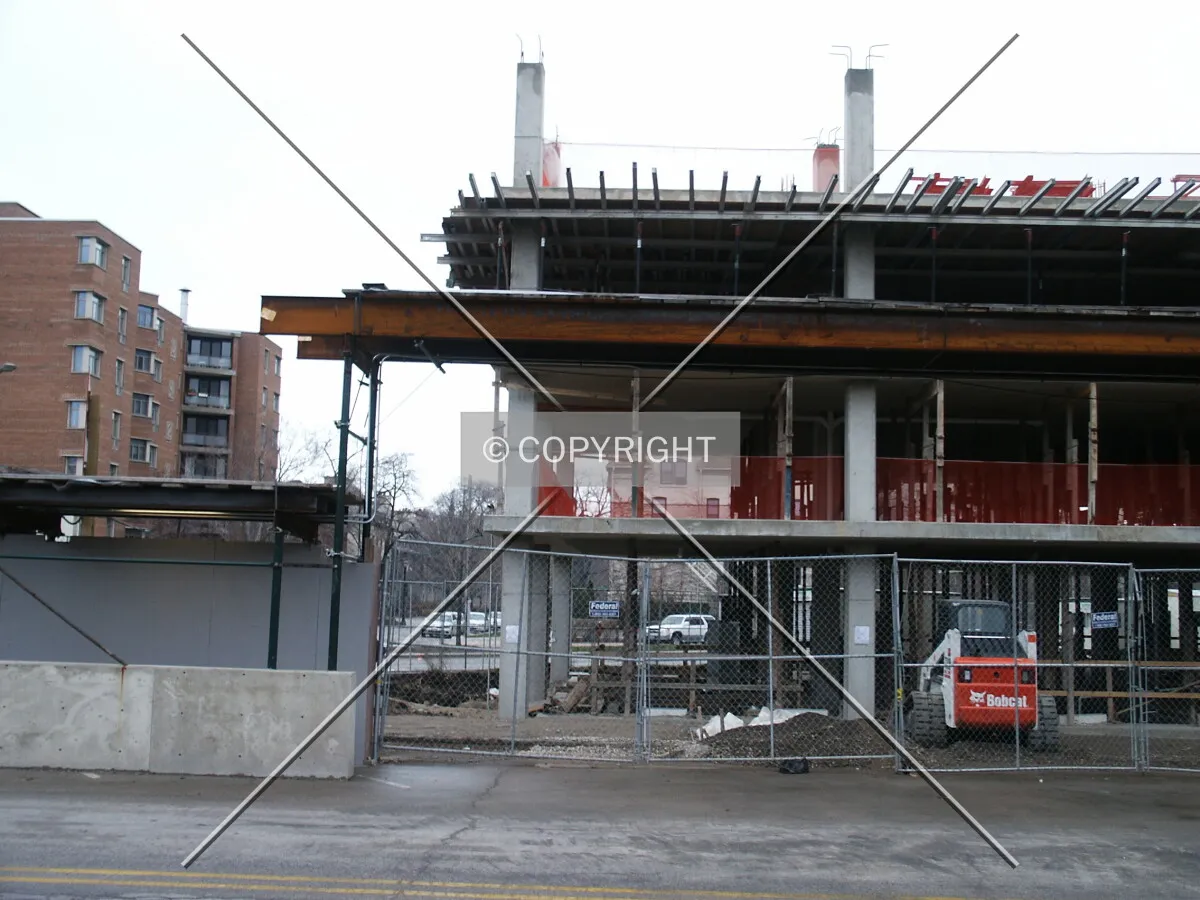 North end of the structure